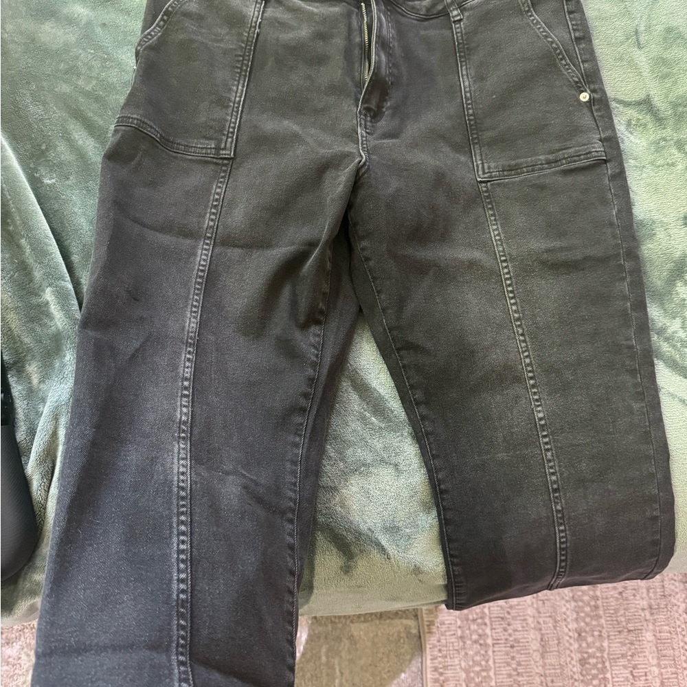 MICHAEL Michael Kors Gray Cropped flare Jeans